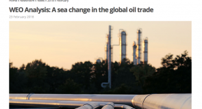Mudanças profundas no comércio mundial de petróleo
