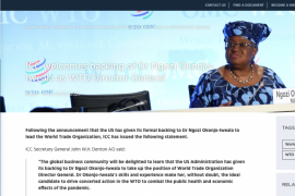 Ngozi Okonjo-Iweala será a nova directora-geral da OMC